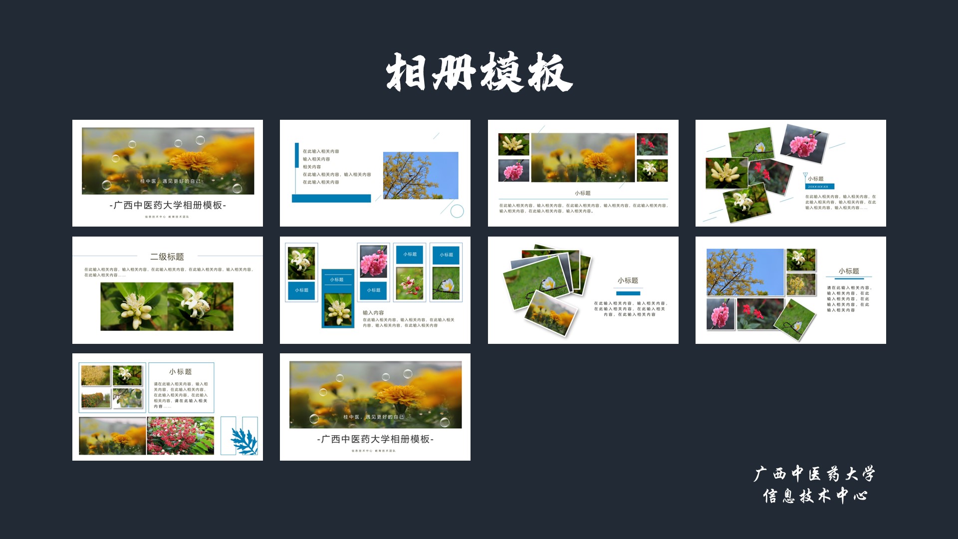 相册模板展示图